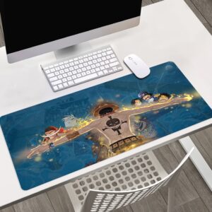 Anime Mouse Pad Pink One Piece Carpets Gamer Keyboard PC Gamer Cabinet Pad On The Table