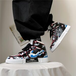 Anime Shoes Cosplay Men Women Casual Shoes Winter High Top Vulcanized Canvas Shoes Men Shoes Shoes