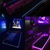 LED Light Mause Pad For Computer Mouse Pad Anime Desk Mat PC Gamer Cabinet For Office