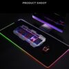 LED Light Mause Pad For Computer Mouse Pad Anime Desk Mat PC Gamer Cabinet For Office