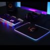 LED Light Mause Pad For Computer Mouse Pad Anime Desk Mat PC Gamer Cabinet For Office