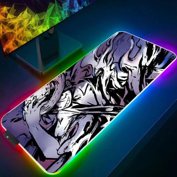 LED Light Mause Pad For Computer Mouse Pad Anime Desk Mat PC Gamer Cabinet For Office