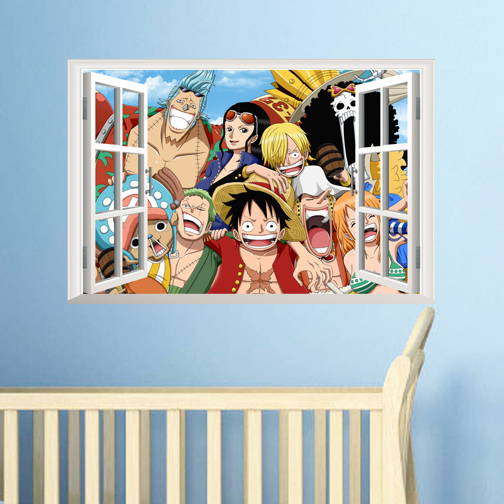 Monkey D Luffy Wall Stickers For Kids Room Home Decoration One