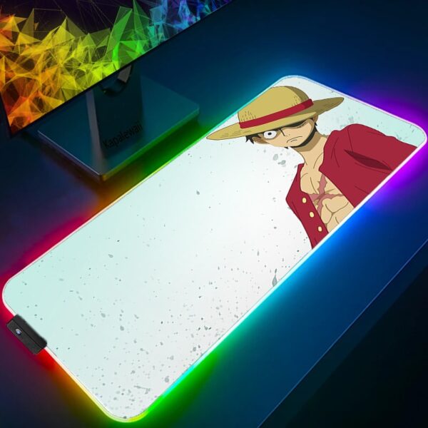 LED Light Mause Pad For Computer Mouse Pad Anime Desk Mat PC Gamer Cabinet For Office