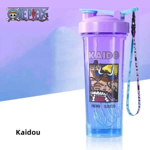 Anime Shaker Bottle One Piece Shaker Cup Large Capacity Portable