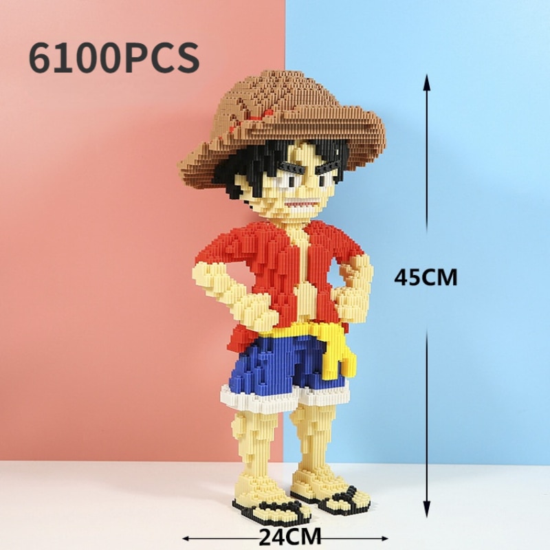 One Piece Series Minifigures Luffy Sauron Chopper Building Blocks