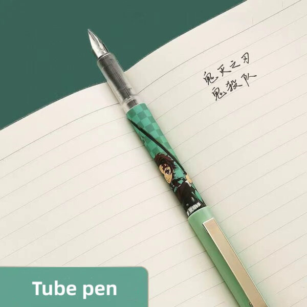 DEMON SLAYE Pen Tanjirou/Nezuko Stationery Set Gift Pack Pen Press Neutral Pen Book sticker High appearance Level Gift Box