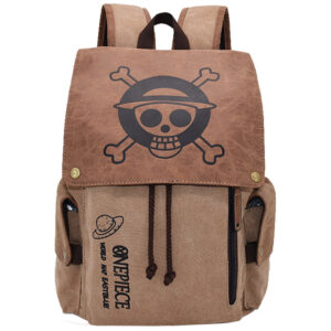 One Piece Luffy Sturdy Oversized Capacity Backpack: Perfect for School, Travel, and Work