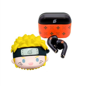 Naruto Uzumaki Wireless Bluetooth Earbuds Set with Protective Sleeve