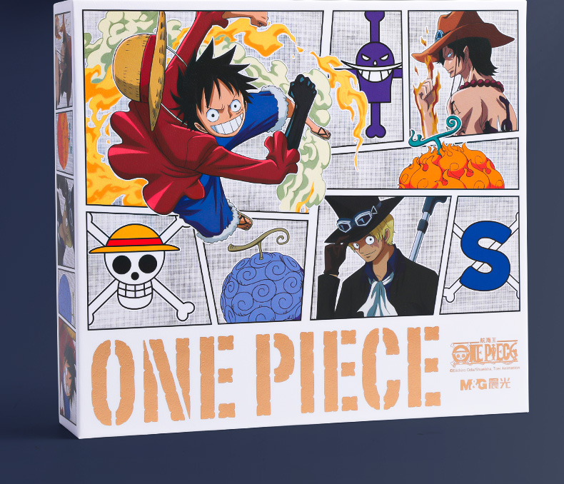 One Piece Stationery High Appearance Level Gift Box ONE PIECE New Journey Gift Box Neutral Pen Book sticker set