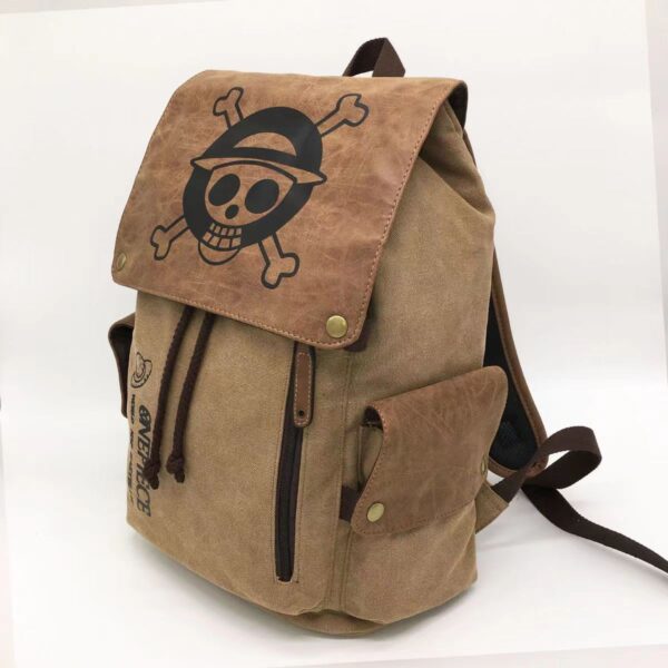 One Piece Luffy Sturdy Oversized Capacity Backpack: Perfect for School, Travel, and Work