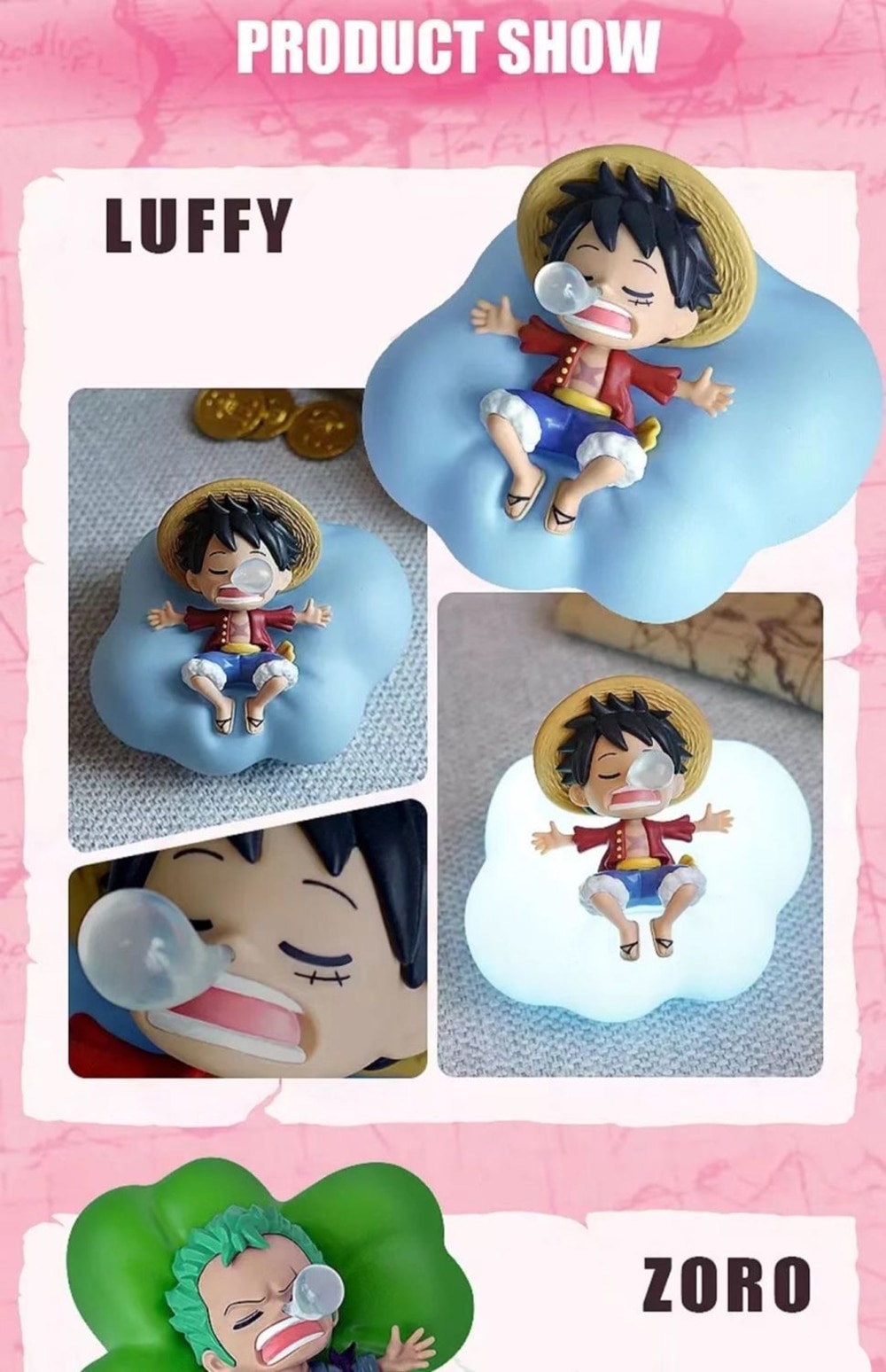 One Piece Sweet Dreams Blind Box night light lamp blind box