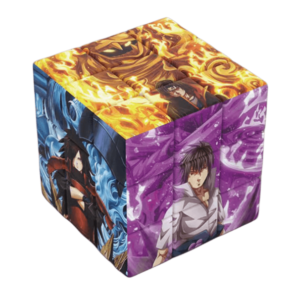 Naruto Rubik’s Cube Sasuke/Kakashi/Itachi Cool Rubik’s Cube Toy: Creative Fun Decoration