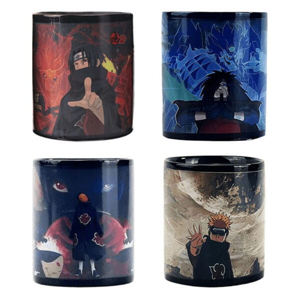 Naruto Discoloration Cup Pein/Itachi/Madara Stylish Encounter Hot Water Discoloration Cup