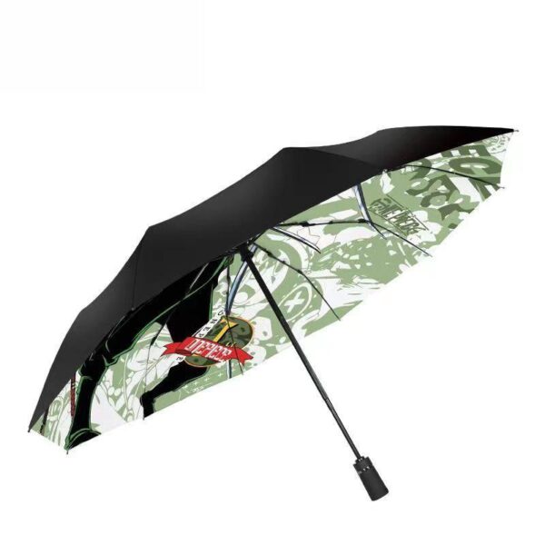 One Piece Umbrella Luffy/Zoro Handsome Collapsible Umbrella: Sturdy Rain and Sunshine Protection