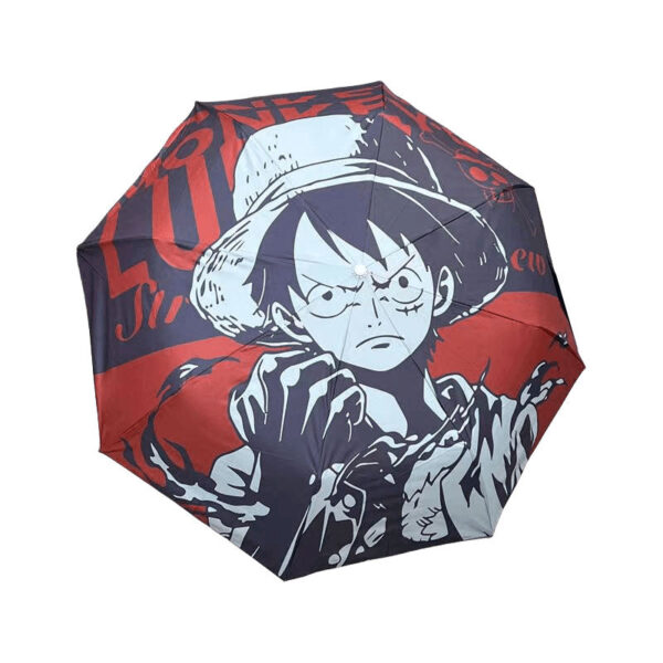 One Piece Umbrella Luffy/Zoro Handsome Collapsible Umbrella: Sturdy Rain and Sunshine Protection