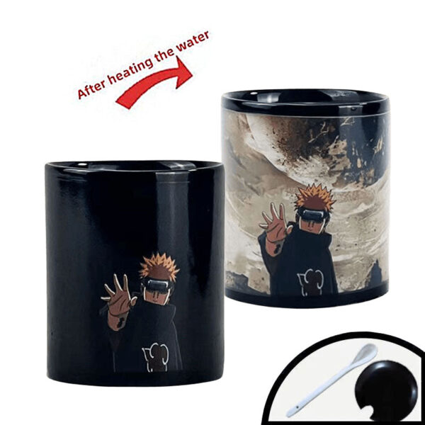Naruto Discoloration Cup Pein/Itachi/Madara Stylish Encounter Hot Water Discoloration Cup
