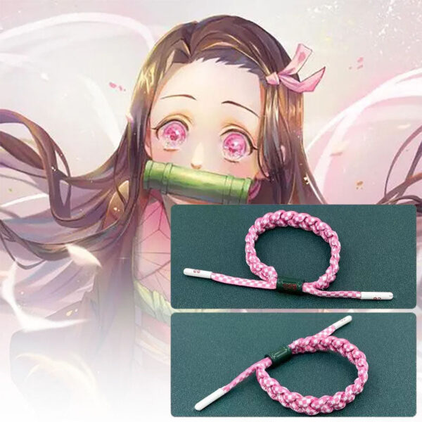 Tanjirou/Nezuko/Inosuke/Zenitsu Stylish Shoelace Bracelet