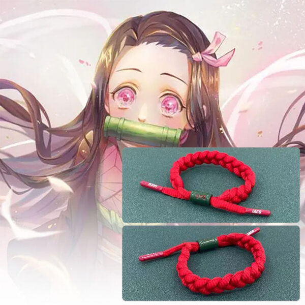 Tanjirou/Nezuko/Inosuke/Zenitsu Stylish Shoelace Bracelet