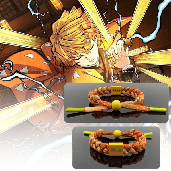 Tanjirou/Nezuko/Inosuke/Zenitsu Stylish Shoelace Bracelet