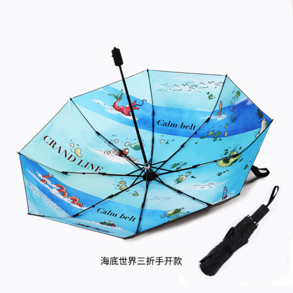 Zoro Katana One Piece Umbrella: 1:1 Scale, Rust-Proof, with Bonus Straps