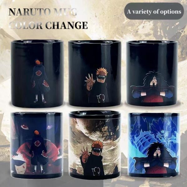 Naruto Discoloration Cup Pein/Itachi/Madara Stylish Encounter Hot Water Discoloration Cup
