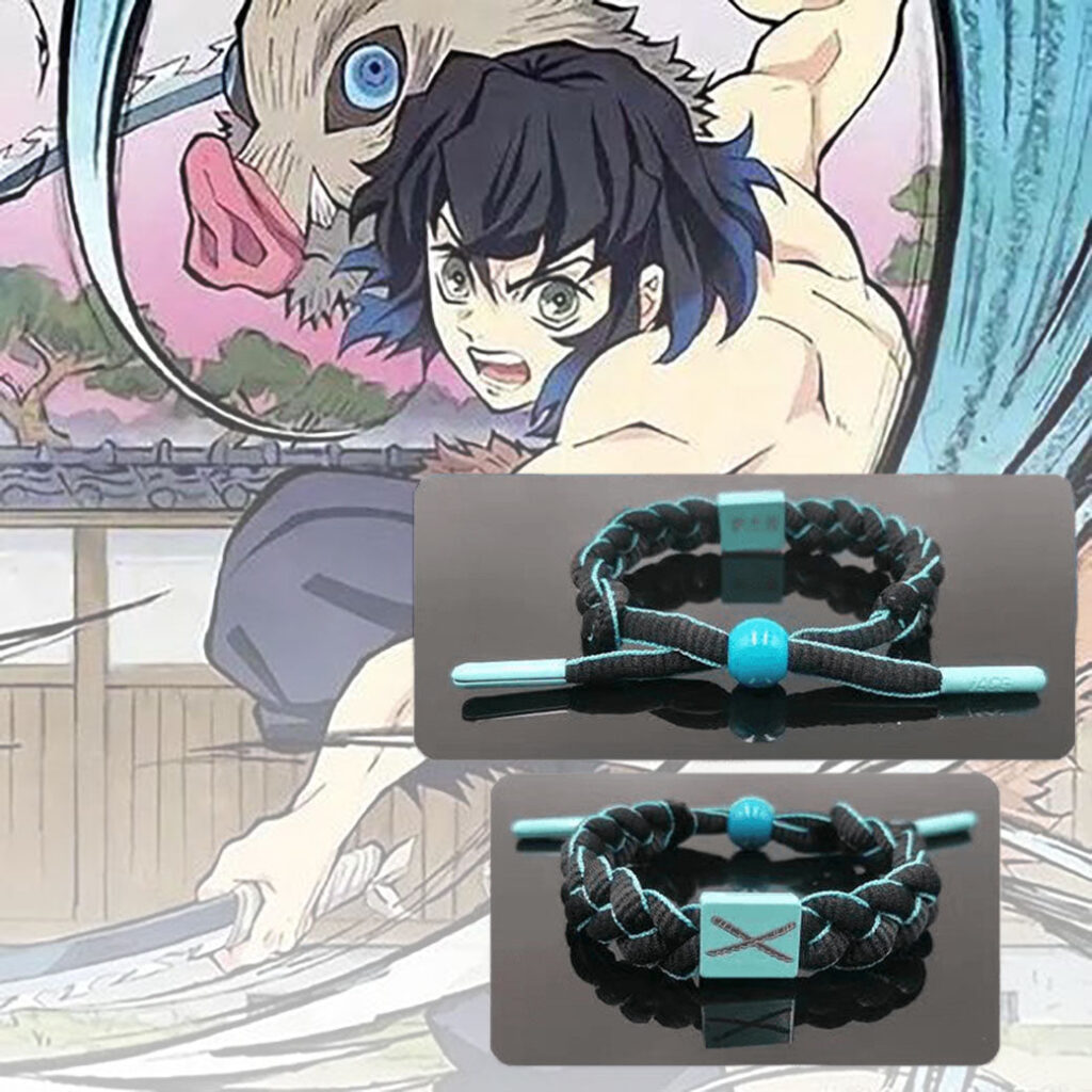 Tanjirou/Nezuko/Inosuke/Zenitsu Stylish Shoelace Bracelet