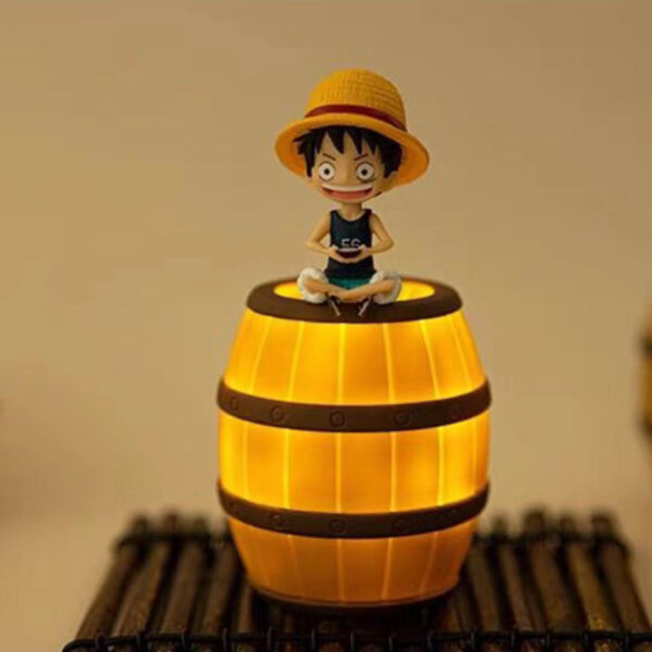 One Piece night light Luffy/Ace/Sabo Night Light: Exquisite Tabletop Decoration for a Lovely Atmosphere