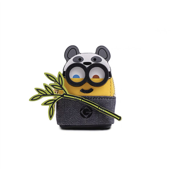 FION x Minion Mini Bag Pouch Small Nano Bag for Airpods Cute Earphone Case Tiny Coin Purse with Removable Crossbody Strap