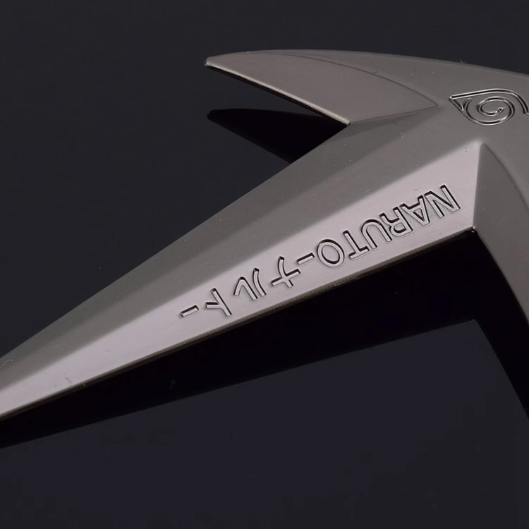 Naruto Anime Merchandise: Fourth Hokage Flying Thunder God Kunai Shuriken Bearing Edition Metal Weapon Model Toy