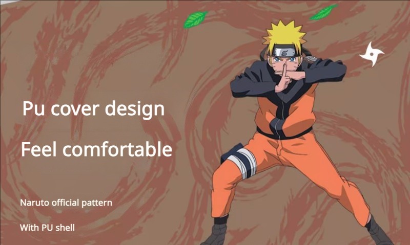Naruto Notebook Thickened High-Quality Gift Box Student Cartoon Anime Leather Notebook Shippuden Deluxe Stationery Set