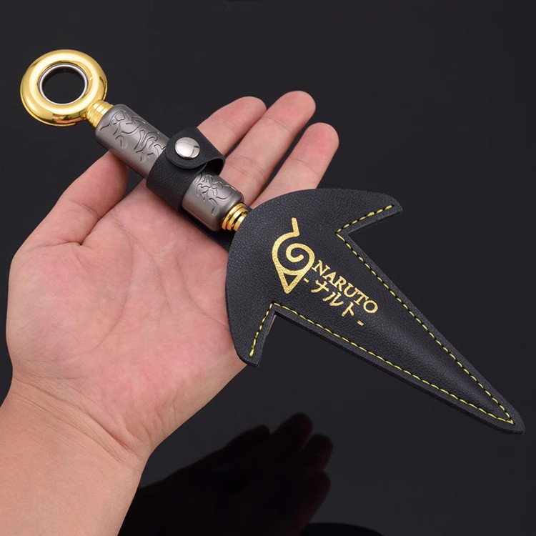 Naruto Anime Merchandise: Fourth Hokage Flying Thunder God Kunai Shuriken Bearing Edition Metal Weapon Model Toy