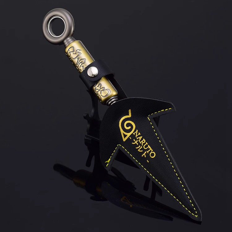 Naruto Anime Merchandise: Fourth Hokage Flying Thunder God Kunai Shuriken Bearing Edition Metal Weapon Model Toy