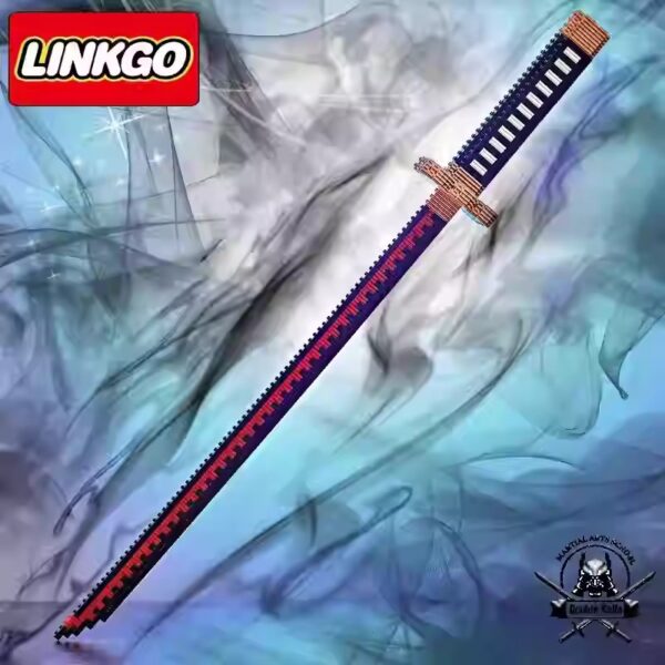 One Piece Zoro Yamato Sword Building Block Assembled Scabbard, Shusui, Sandai kitetsu, Wadou Ichimonji