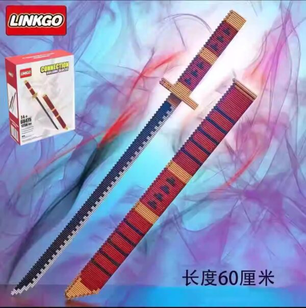 One Piece Zoro Yamato Sword Building Block Assembled Scabbard, Shusui, Sandai kitetsu, Wadou Ichimonji