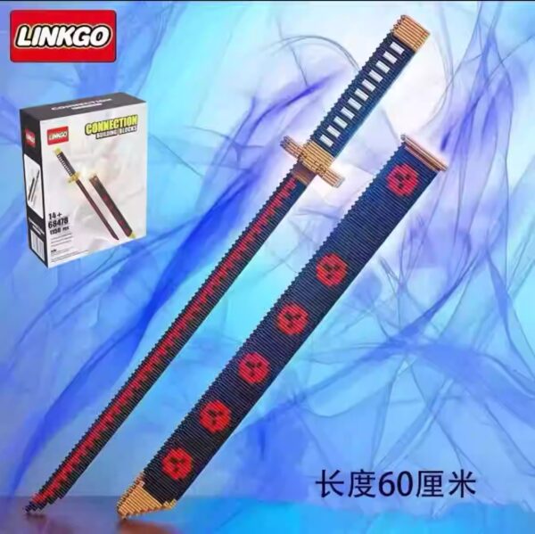 One Piece Zoro Yamato Sword Building Block Assembled Scabbard, Shusui, Sandai kitetsu, Wadou Ichimonji