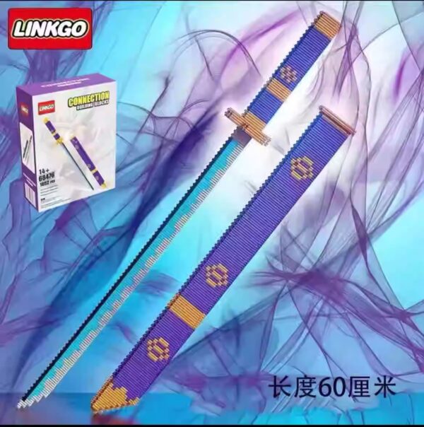 One Piece Zoro Yamato Sword Building Block Assembled Scabbard, Shusui, Sandai kitetsu, Wadou Ichimonji