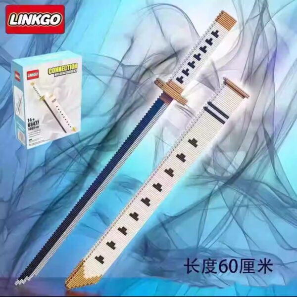 One Piece Zoro Yamato Sword Building Block Assembled Scabbard, Shusui, Sandai kitetsu, Wadou Ichimonji