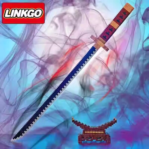 One Piece Zoro Yamato Sword Building Block Assembled Scabbard, Shusui, Sandai kitetsu, Wadou Ichimonji