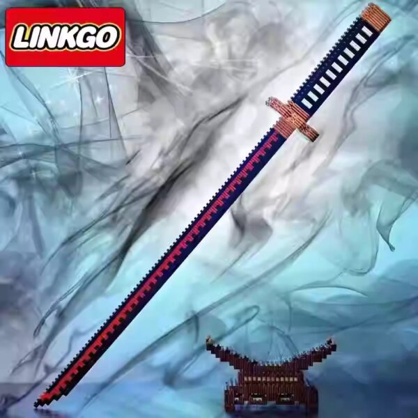 One Piece Zoro Yamato Sword Building Block Assembled Scabbard, Shusui, Sandai kitetsu, Wadou Ichimonji