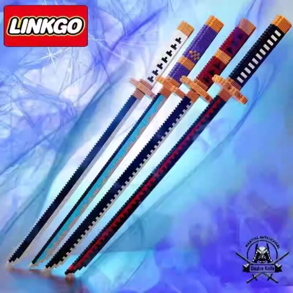 One Piece Zoro Yamato Sword Building Block Assembled Scabbard, Shusui, Sandai kitetsu, Wadou Ichimonji